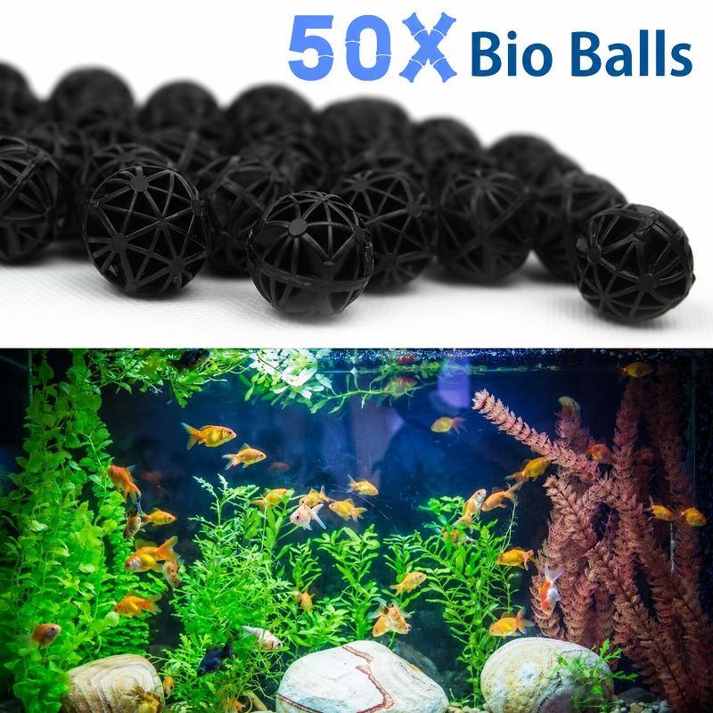 Marine Fish Tank - 50 szt. 16mm Kulki Filtracyjne do