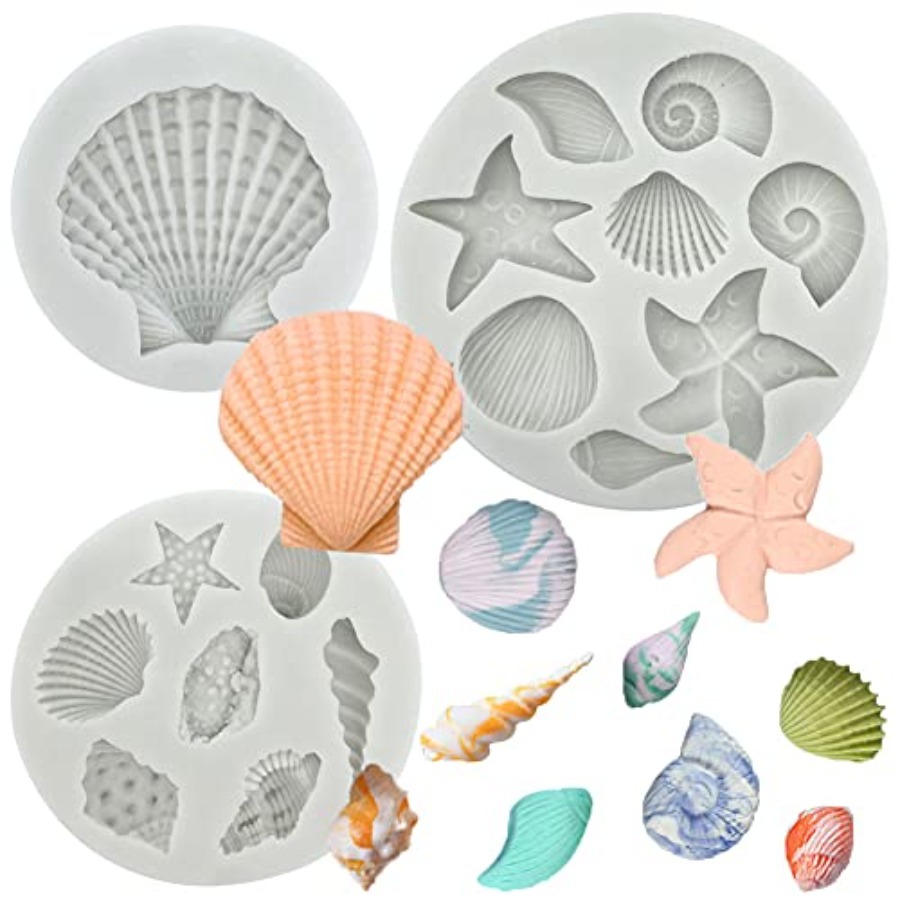 3 szt. Silikonowe formy do fon – Marine Coral recenzja i cena