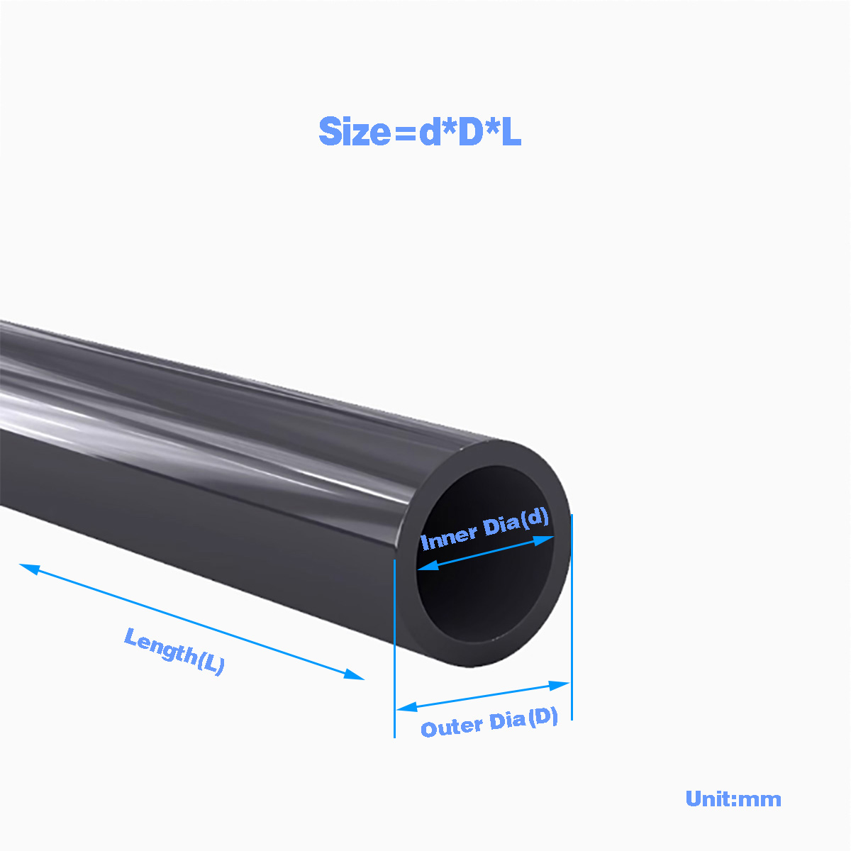 Czarna plastikowa rura PVC pus – Ocean Aquarium recenzja i cena